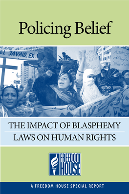 THE IMPACT of Blasphemy Laws on Human Rights