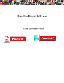 Open Visio Documents on Mac