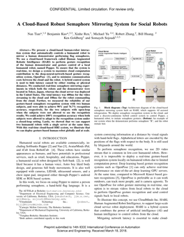 A Cloud-Based Robust Semaphore Mirroring System for Social Robots