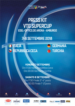 Press Kit Torneo VTG Supercup Amburgo 2018