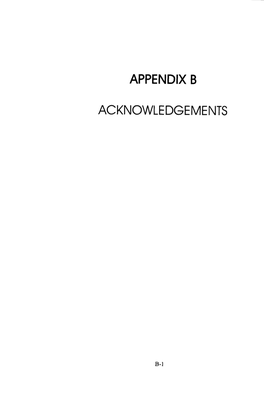 Appendix B Acknowledgements