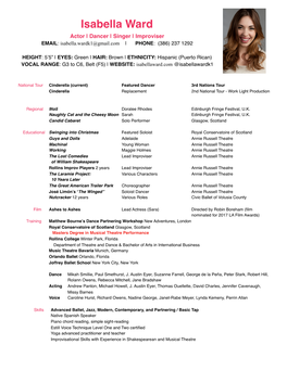 Isabella Ward Resume Copy