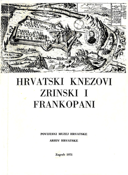 Zagreb 1971 POVIJESNI MUZEJ HRVATSKE ARHIV HRVATSKE