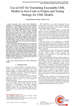 International Journal of Soft Computing and Engineering