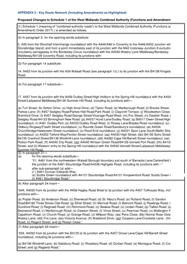 WMCA Borrowing Powers and Amendments to Key Route Network