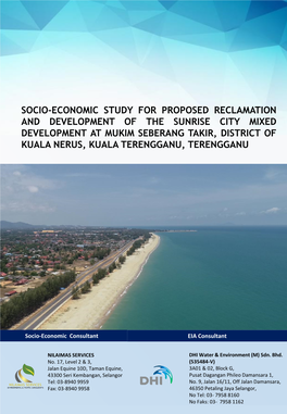 Socio-Economic Study for Proposed Reclamation And