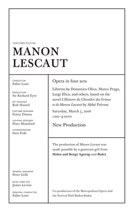 Manon Lescaut