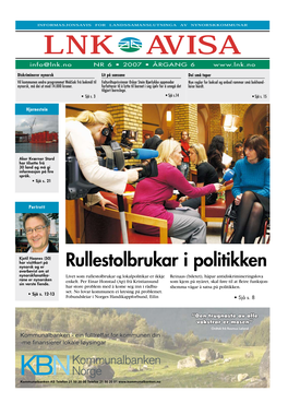 Rullestolbrukar I Politikken