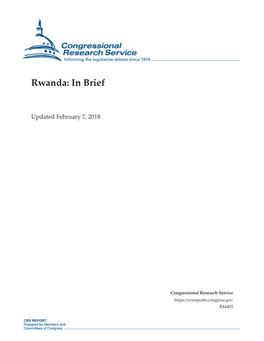 Rwanda: in Brief