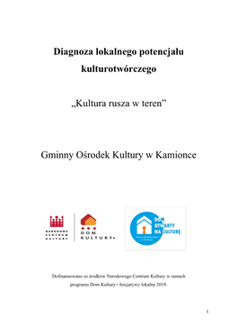 Gminny Ośrodek Kultury W Kamionce