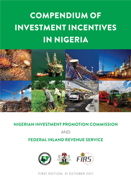 Compendium of Investment Incentives in Nigeria