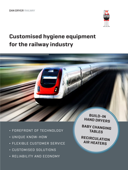Customised Hygiene Equipment for the Railway Industry BUCHS.DK