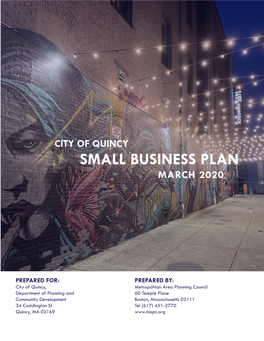 Quincy Small Business Plan March 2020