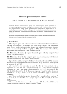 Maximal Pseudocompact Spaces