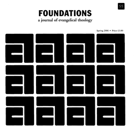 FOUNDATIONS a Journal of Evangelical Theology