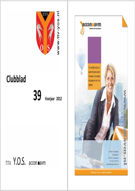 Clubblad� � � � � � Oplage:�120� � Rekeningnr.�TTV�YOS�Accon�Avm:� 3595.43.367�(Sneek)