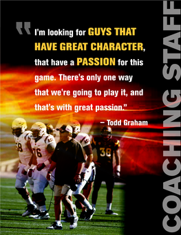 Have Great Character, That Have a Passion for This Game