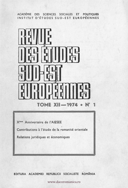 R1 Jiift3 DES TOME XII SCIENCES SOCIALES SOCIALISTE 1974