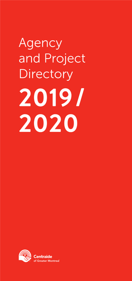 Agency and Project Directory 2019 / 2020