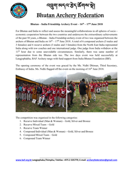 Bhutan Archery Federation