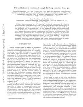 Ultracold Chemical Reactions of a Single Rydberg Atom in a Dense Gas