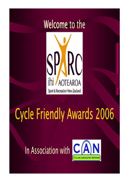 Cycle Friendly Awards 2006