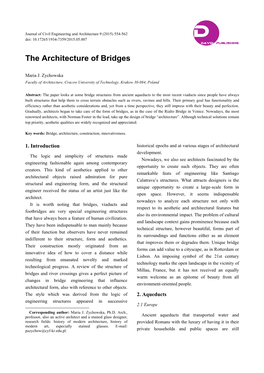 The Architecture of Bridges