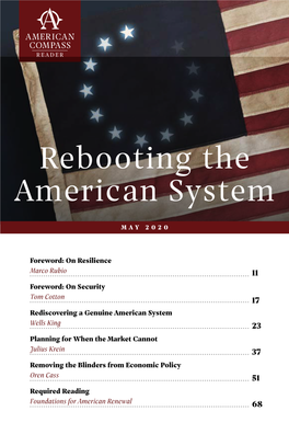 Rebooting the American System