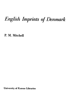 English Imprints of Denmark