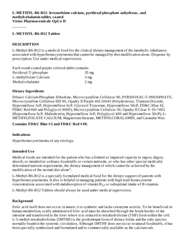 L-METHYL-B6-B12 Tablets