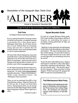 Newsletter of the Lssaquah Alps Trails Club 10