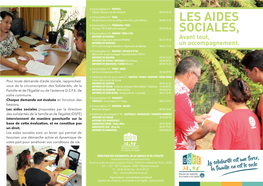 Les Aides Sociales