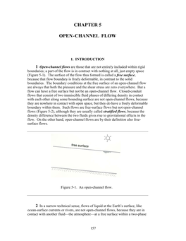 Open Channel Flow