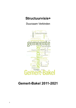 Structuurvisie+ Gemert-Bakel 2011-2021