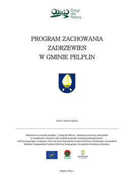 Program Zachowania Zadrzewień W Gminie Pelplin