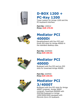 Mediator PCI 4000D