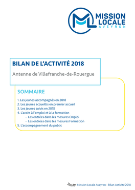 Bilan De L'activité 2018