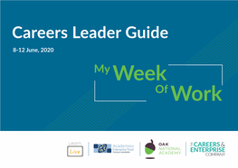 Careers Leader Guide 8-12 June, 2020