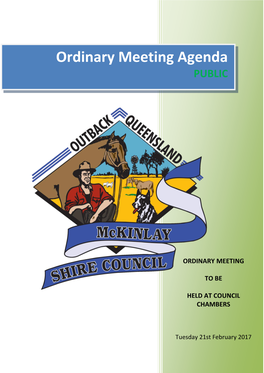 Ordinary Meeting Agenda