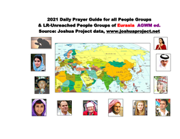 2021 Daily Prayer Guide for All People Groups & LR-Upgs of Eurasia