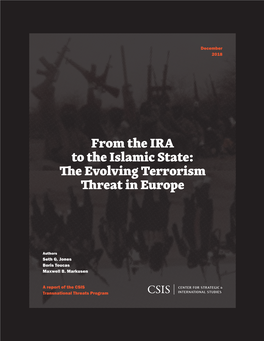 From the IRA to the Islamic State: the Evolving Terrorism Threat in Europe