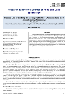 Process Line of Cooking Oil And