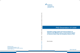 Phd Dissertation 07/ 2009
