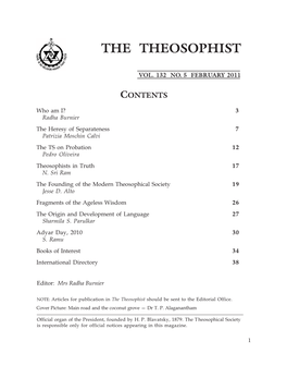 The Theosophist