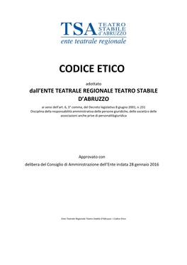 Codice Etico