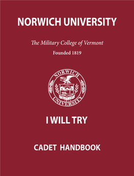 2019 Cadet Handbook