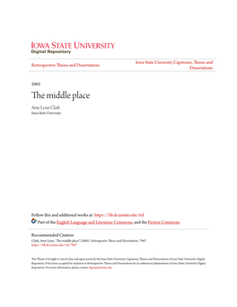 The Middle Place Amy Lynn Clark Iowa State University