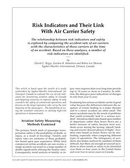 Flight Safety Digest December 1991