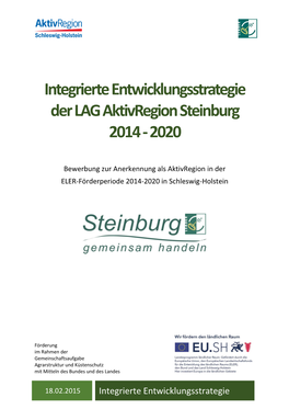 Integrierte Entwicklungsstrategie Der LAG Aktivregion Steinburg 2014 - 2020