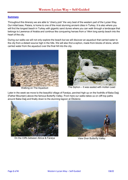 Western Lycian Way – Self-Guided